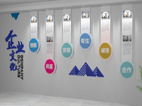  龙游企业文化墙需要传递什么办公文化？
